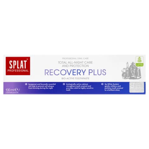 خمیردندان Splat Recovery Plus بیواکتیو 100 میلیلیتری