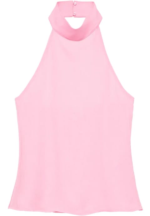 پول اند بیر تاپ هالتر یقه drape