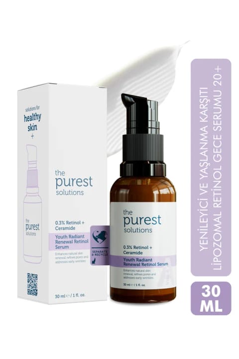 سرم شب رتینول لیپوزومال ترمیم‌کننده و ضد پیری The Purest Solutions