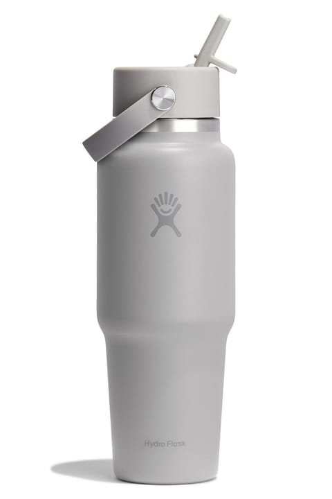 فلاسک سفر Hydro Flask با درب پهن و نی، ۹۴۶ میلیلیتر (۳۲ اونس) - Birch Gri