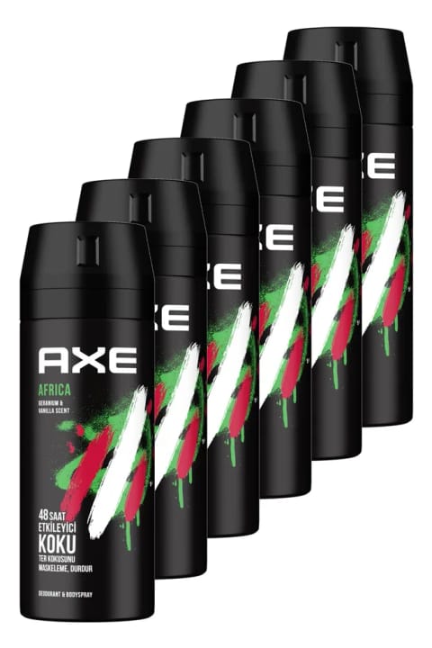 Axe Africa دئودورانت مردانه 150 میلی‌لیتر مجموعه شش‌تایی