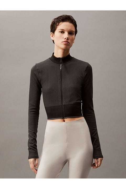کاپشن زنانه Calvin Klein WO Seamless مدل 00GWS4J406-UB1