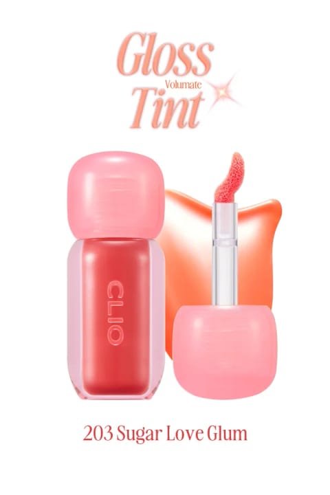 CLIO Volumate Gloss 203 S رژ لب براق حجم‌دهنده با پیگمنت و درخشش