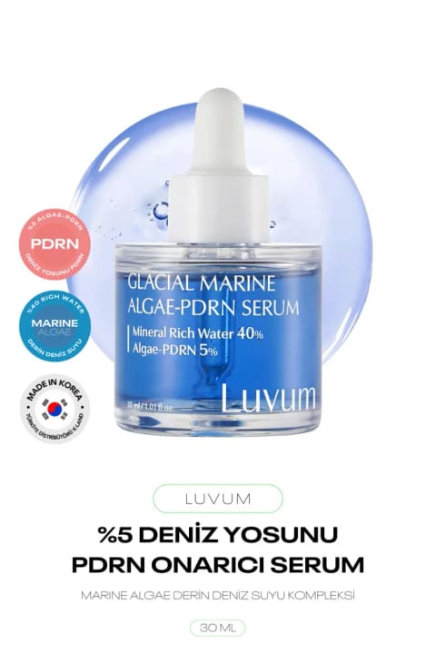 LUVUM سرم ترمیمکننده و مرطوبکننده حاوی ۵٪ PDRN و آب خالص دریا - Glacial Mar...