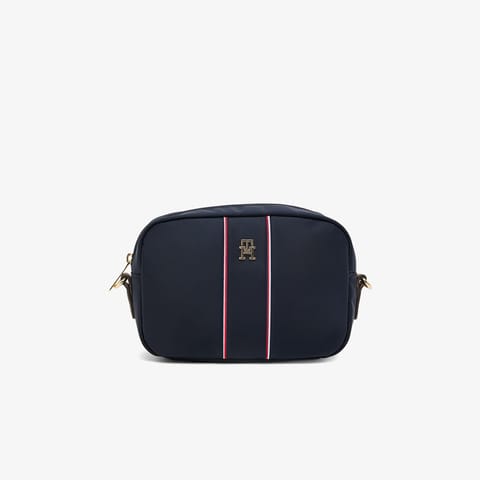 کیف کراسبادی زنانه سرمهای Tommy Hilfiger Popette