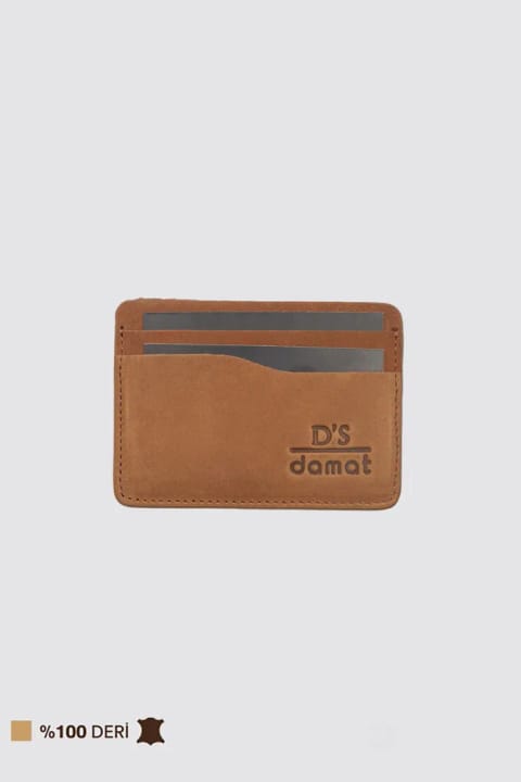 D'S Damat کیف پول چرم طبیعی