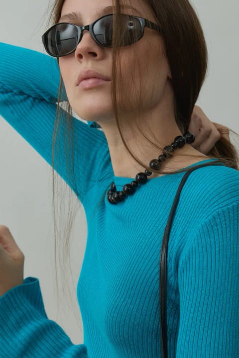 گردنبند مهره‌ای سیاه