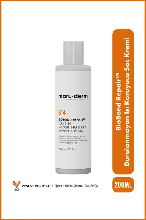 Maru.Derm BioBond Repair™ ترمیم‌کننده پیوند مو، کرم محافظ حرارت بدون نیاز به آبکشی ۲۰۰ میلی‌لیتر
