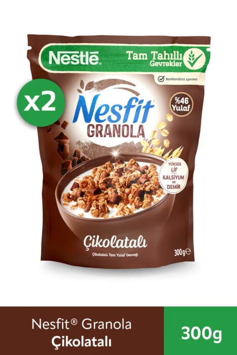Nesfit گرانولا ۳۰۰ گرمی شکلاتی x 2