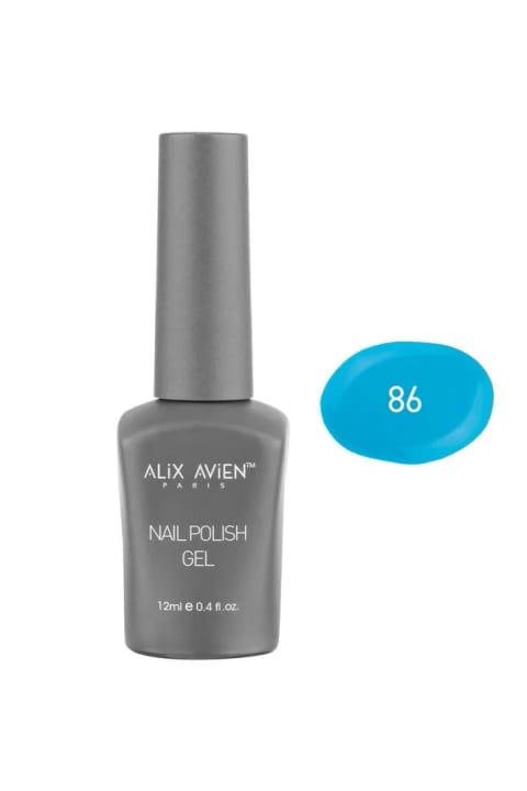 لاک ژل دائمی آبی آسمانی Alix Avien 86 - 12 میلیلیتر