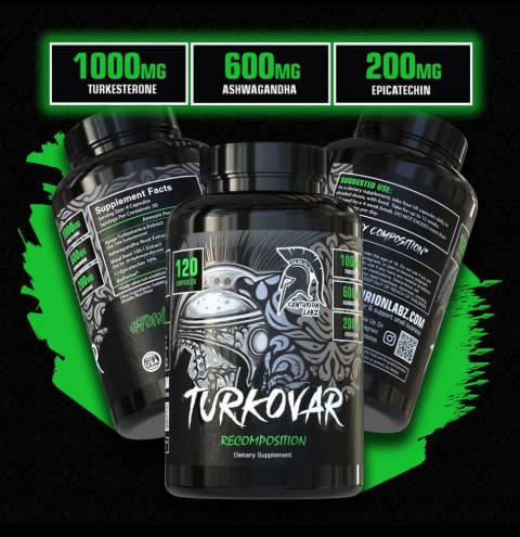 Centurion Labz Turkovar (Turkesteron + Ashwagandha + Ecdysterone) 120 کپسول