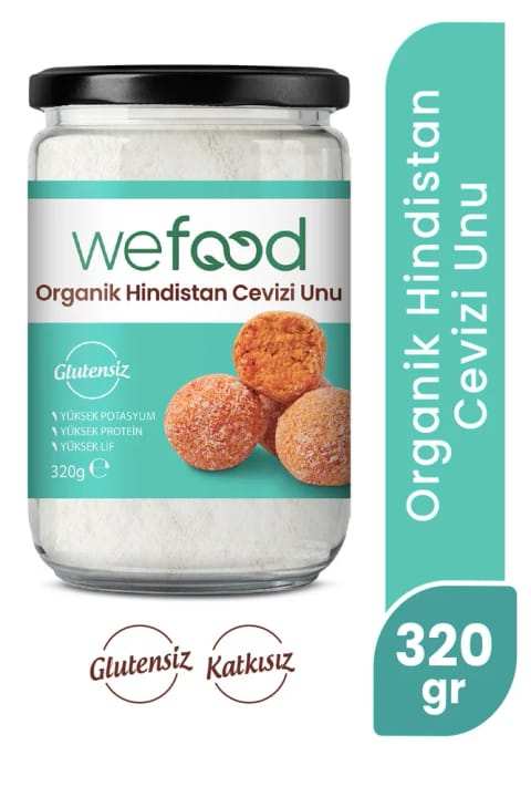 آرد نارگیل ارگانیک بدون گلوتن WeFood 320 گرم