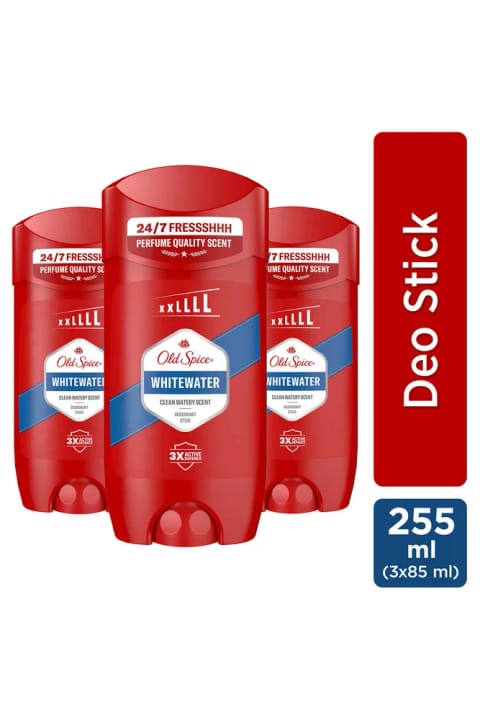 Old Spice استیک دئودورانت Whitewater ۸۵ میلیلیتر — ۳ عددی