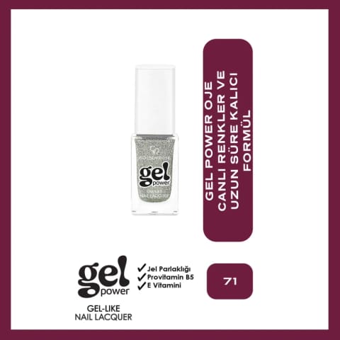 لاک ناخن Golden Rose Power Gel Like شماره ۷۱