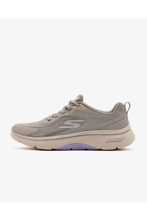 کفش پیادهروی زنانه SKECHERS GO WALK ARCH FIT 2.0-CASSY بژ 125346 TPE