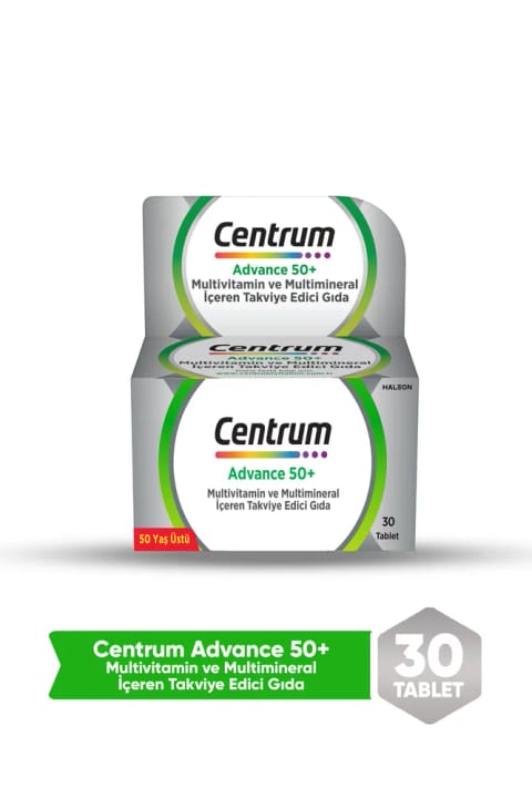 Centrum Advance مولتیویتامین ۵۰+ سال ۳۰ عددی