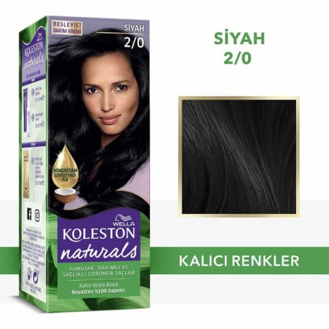 Wella Koleston Naturals رنگ مو 2/0 مشکی
