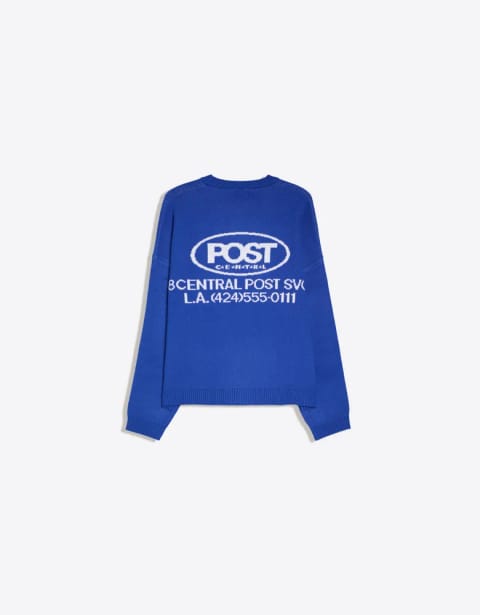 Jacquard knit jumper