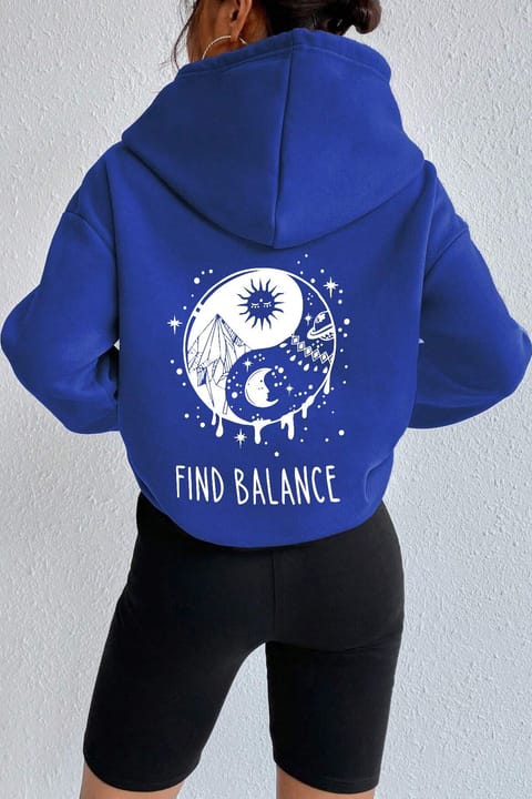 سویشرت طرح Yin & Yang یونیسکس uyguntarz