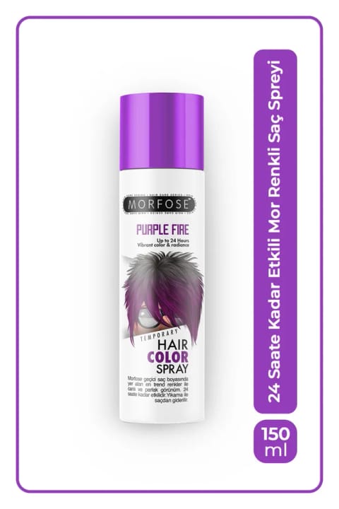 اسپری مو بنفش Morfose Mech Purple Fire 150ml