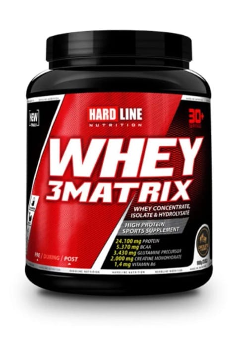 هاردلاین Whey 3 Matrix 908 گرم طعم توت فرنگی