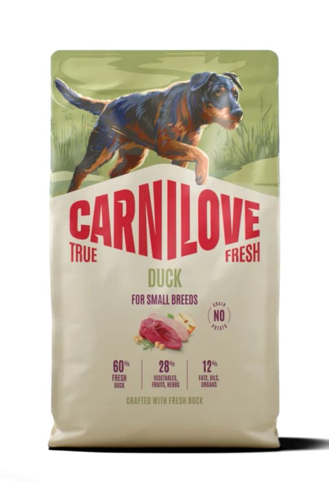 Carnilove TRUE FRESH بدون غلات مخصوص سگ‌های بالغ نژاد کوچک با گوشت اردک