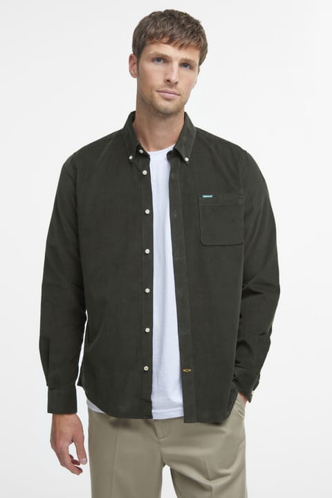 شلوارک کورد دوختشده Ramsey برند Barbour رنگ GN91 Forest