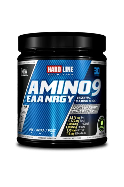 Hardline Amino9 EAA NRGY پودر سبز سیب و لیمو