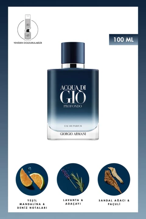 جورجیو آرمانی Acqua Di Gio Profondo ادو پرفیوم 100 میل مردانه