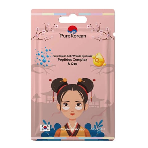 ماسک چشم ضد چروک Pure Korean 30 میل (حاوی Peptides Complex و Q10)