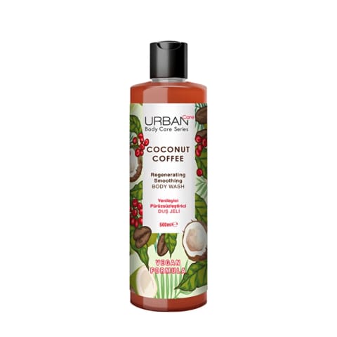 Urban Care Coconut Coffee ژل دوش ترمیمکننده و صافکننده ۵۰۰ میلیلیتر