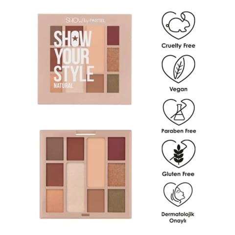 Show by Pastel Show Your Style پالت سایه چشم Natural