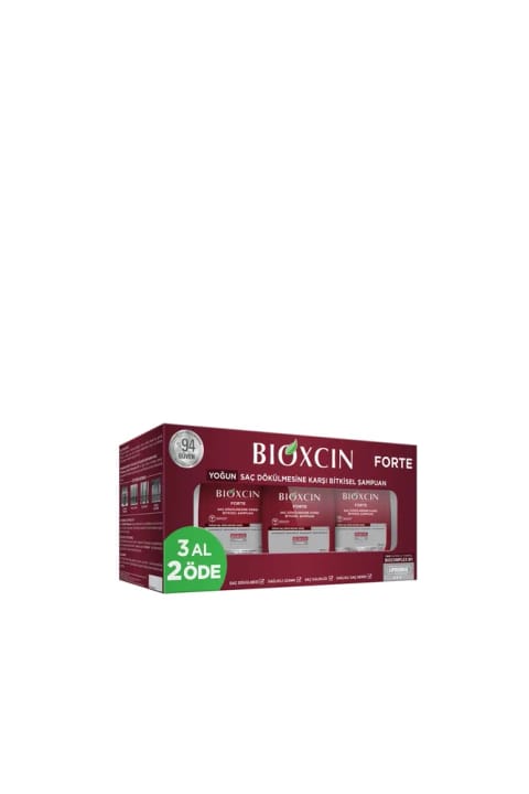 Bioxcin Forte ضد ریزش مو شامپو تقویتی ۳×۳۰۰ میلی‌لیتر (مناسب انواع مو)
