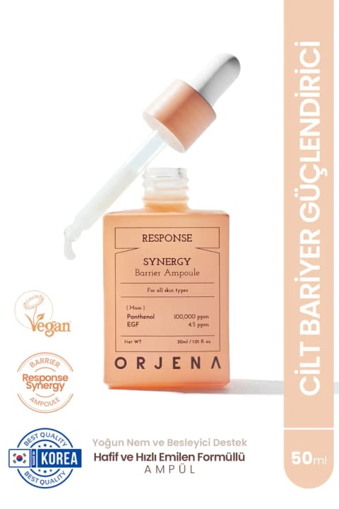 Orjena Response Synergy Barrier آمپول شاداب‌کننده و سفت‌کننده وگان