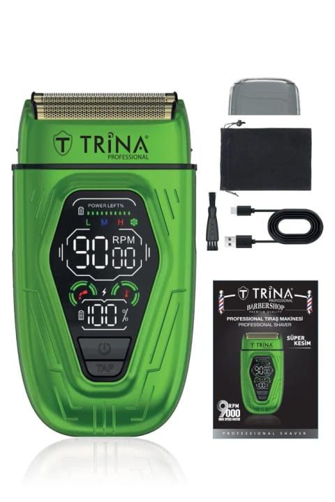 ماشین اصلاح حرفهای Trina سبز TRNSKLKS0014GR