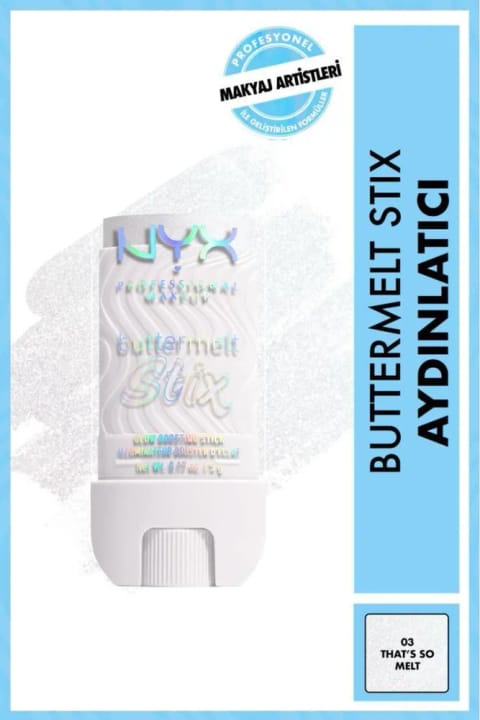NYX Professional Makeup Buttermelt Stix Highlighter - کرمی استیک روشنکننده — 03 That S So