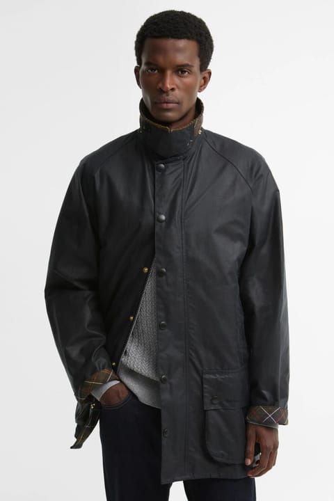Barbour Icons Beaufort ژاکت روغنی NY92 سرمه‌ای