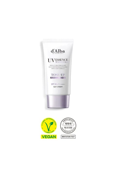 Dalba UV Waterfull Tone Up Purple Sun Cream 50ml - کرم ضد آفتاب بنفش یکدستکننده تن رنگ