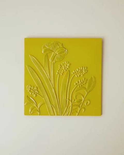 دیوارکوب Polyresin Olivia ۲۰×۲۰ سانتی‌متر سبز