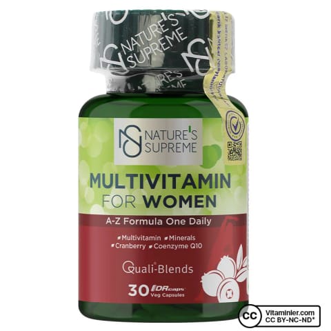Nature's Supreme مولتیویتامین مخصوص بانوان 30 کپسول