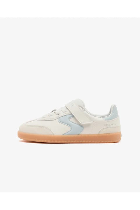 SKECHERS HOTSHOT کتانی دخترانه بزرگسال بژ/آبی روشن 310581L NTLB