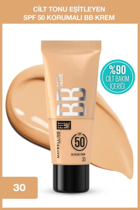 میبلین نیویورک فیت می نود BB کرم مرطوبکننده با SPF50