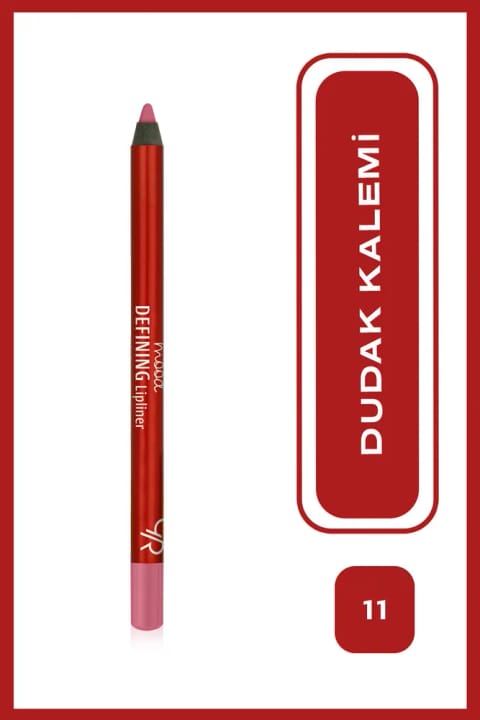 Golden Rose Mood Defining Lipliner No: 11 Rosy Pink - خط لب با رنگدانه بالا