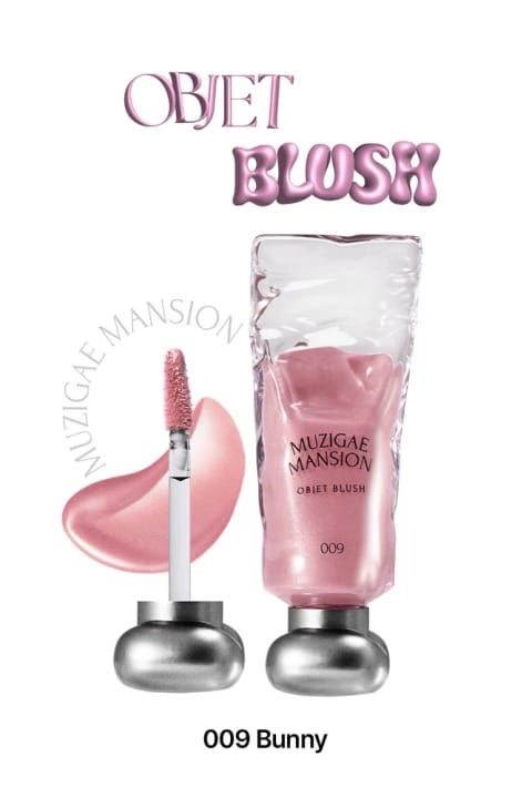 Muzigae Mansion رژگونه مایع سبک با فینیش براق و ترکیب‌شونده با پوست — 009 Bunny