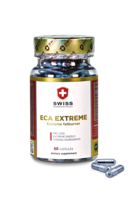 Swiss ECA Extreme Yohimbine HCl Bioperine 60 کپسول