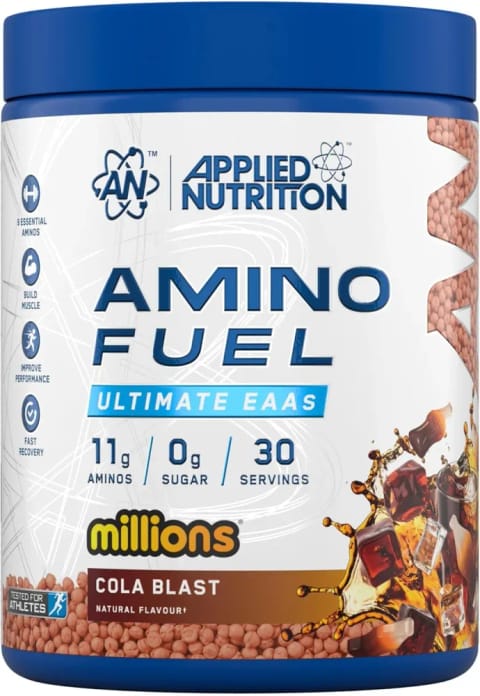 آمینو فیول اولتیمیت EAA اسنشال آمینو اسیدز Applied Nutrition 390 گرم - کولا بلاست