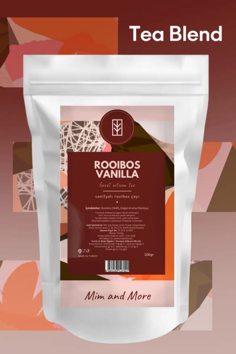 Mim and More Rooibos Vanilla Tea - چای رویبوس وانیلی، 100 گرم