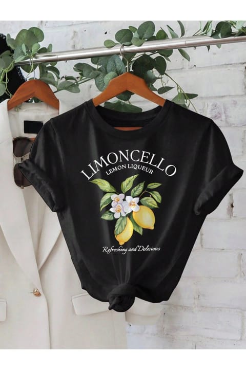 تیشرت طراحی چاپی Limoncello uyguntarz