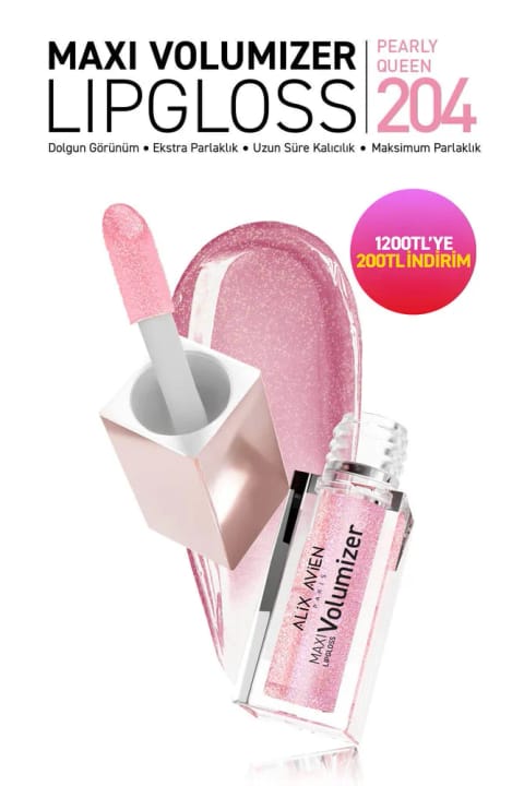 Alix Avien Maxivolumizer Lipgloss 204 - Pearly Queen - ماندگار و مرطوبکننده...