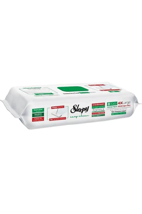 Sleepy - دستمال تمیزکننده زمین سازگار با تی - بسته ۵۰ عددی